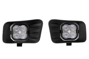 Dodge Ram 3500 Fog Light Kit - Diode Dynamics - SS3 LED Horizontal, Dual-Color - Selectable 6000K white and 3000K yellow - `09-`18
